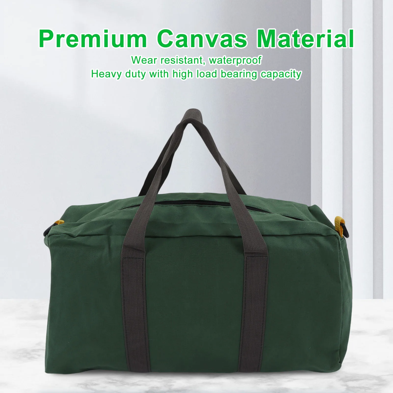 Tool Tote  Material Heavy Duty Hand Tool Storage Bag Wide Mouth Portable Large Capacity for Electrician