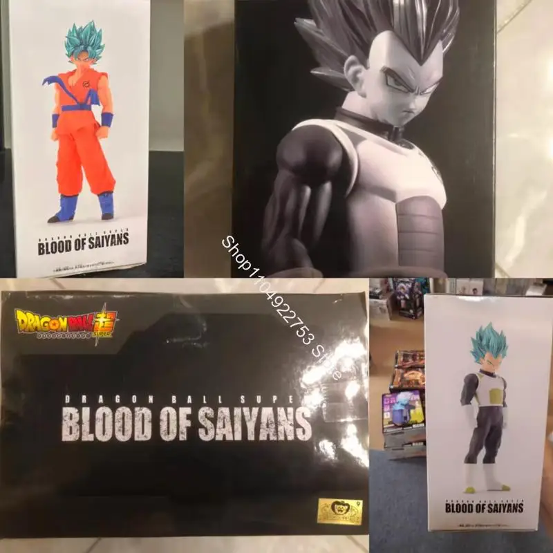 

BANDAI NAMCO BANPRESTO DRAGON BALL BLOOD OF SAIYANS Vegeta Son Goku ПВХ Аниме Фигурка Модель Фестиваль Подарок В наличии Подлинная коробка