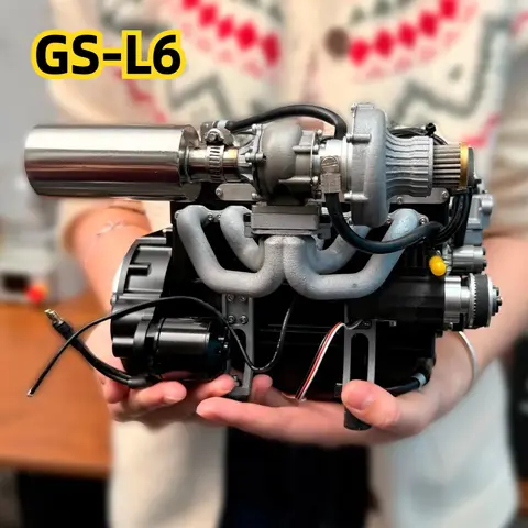 GS-L6 V6 Engine Model Water-cooled Four-stroke Electric Start Includes Brushless Motor V6 Internal Combustion Engine