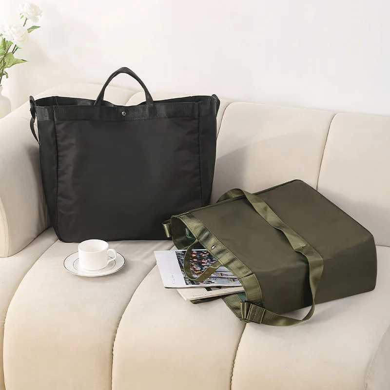 

Korean Style Casual Portable Storage Shopping Bag Outdoor Fitness Travel Bag Waterproof Large Capacity Crossbody Storage Bag