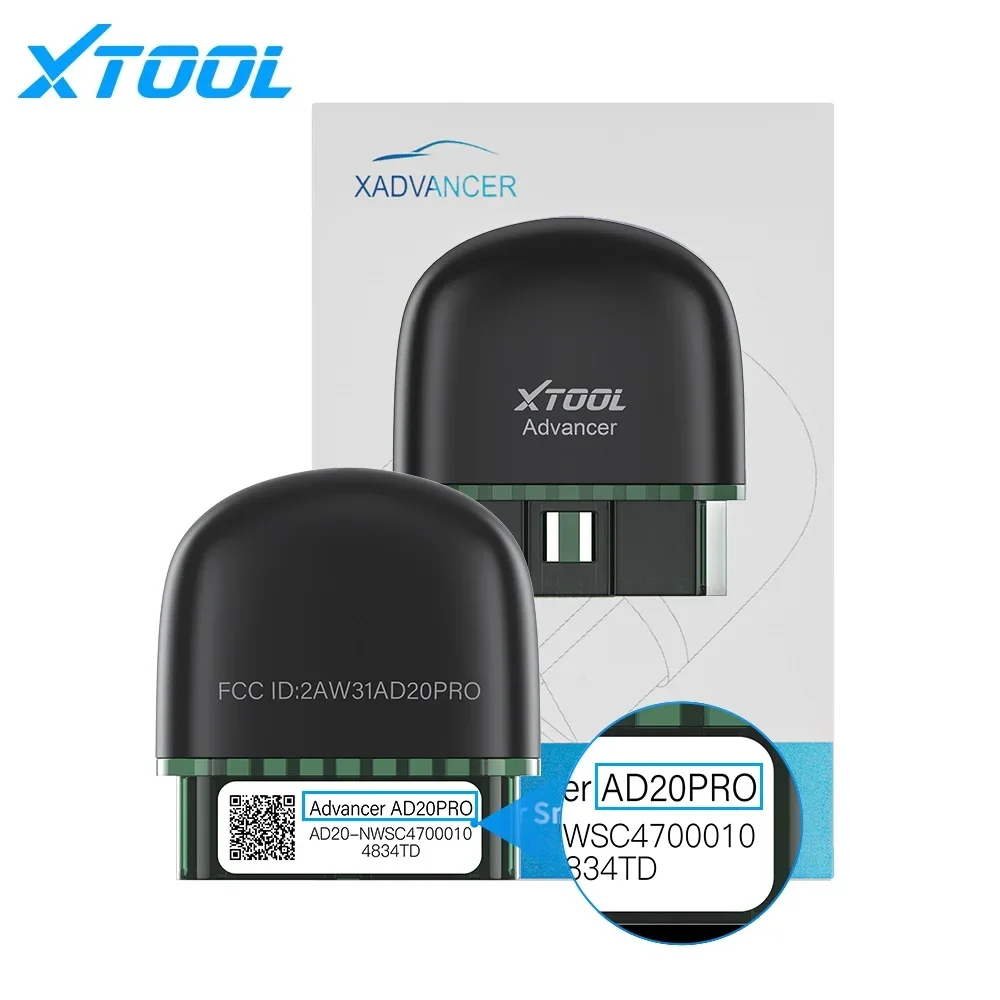 XTOOL Advancer AD20 Pro OBD2 Bluetooth Scanner Full System Car Diagnostic Tool obd2 Scanner Oil Reset & Battery Test Code Reader