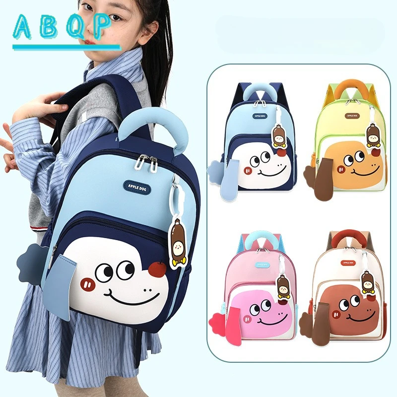New Children's Schoolbag 3D Puppy Shape Boy and Girl Schoolbag Cartoon Cute Lightweight Kindergarten Schoolbag Large Capacity