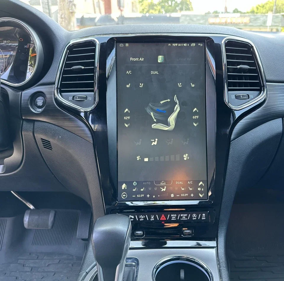 13.6inch Android Tesla Screen For Jeep Grand Cherokee 2014-2020 Car Radio GPS Carplay Car Multimedia Video Player Stereo Navi