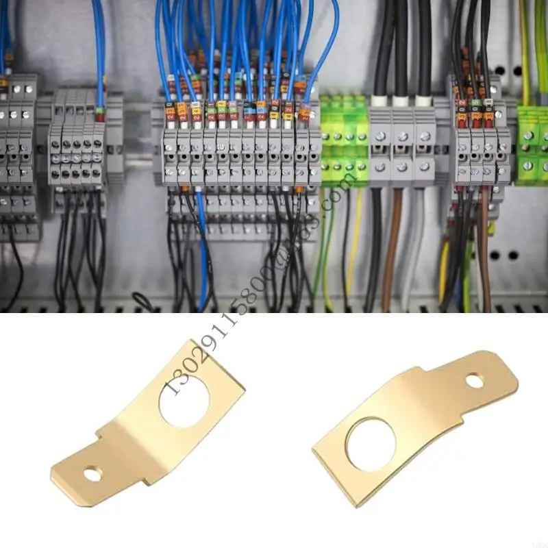 Pack of 100 Wire Connectors Without Insulated Male Electrical Spades Terminals for Industrial and Automotive Use .Y5GA