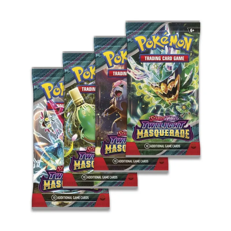 360Pcs English version Pokémon TCG: Scarlet & Violet Twilight Masquerade Booster Display Box 36 Packs Pokemon trade card replica