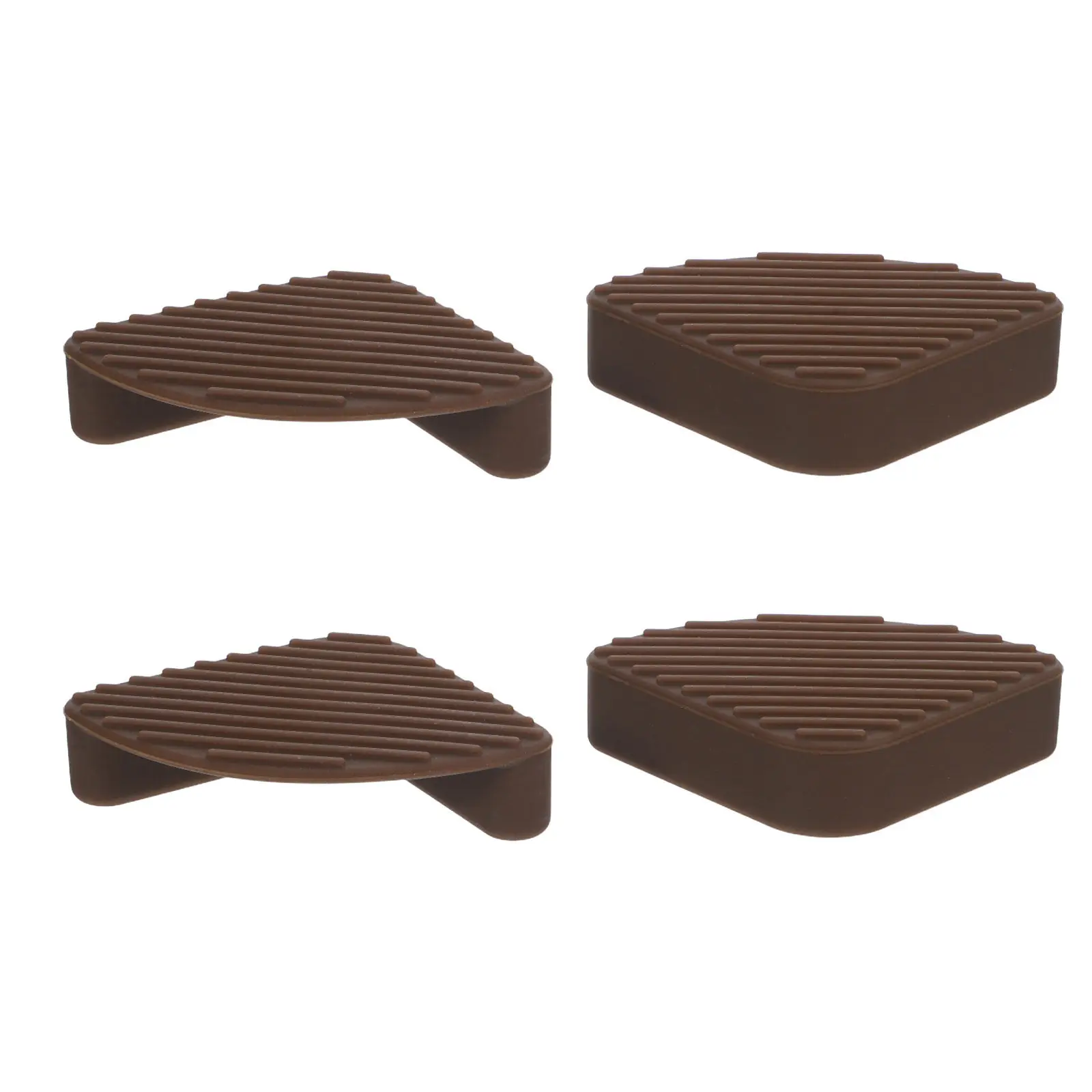 4Pcs Anti-Slip Cutting Board Feet Silicone Stabilizer Pads for Wooden Plastic Glass Boards Strong Grip Noise-Reducing Countertop
