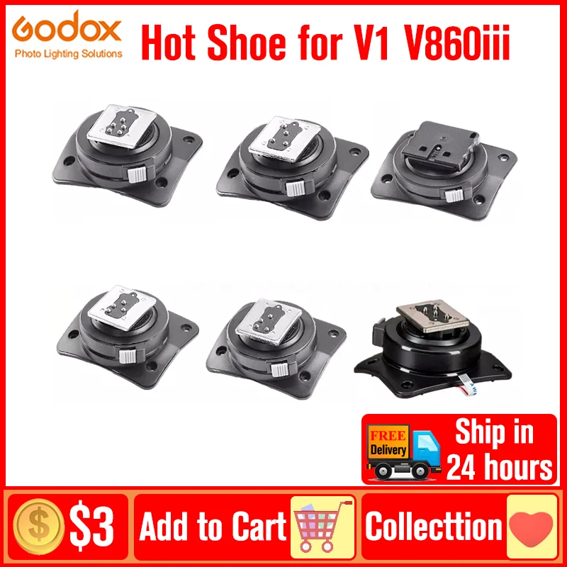 

Godox V1 V860iii Flash Hot Shoe Replace Accessories compatible Speedlite V1C V1N V1S V1O V860IIIC for Canon Nikon Sony DSLR