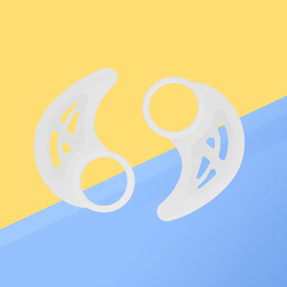 

5Pair Silicone Earphone Clip Hooks Comfortable Durable Sports Style Loss Prevention Compact Easy Carry Headset Bag Transparent