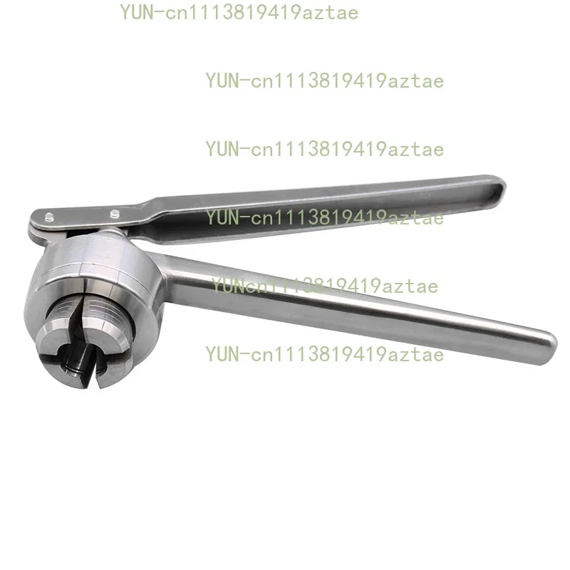 Stainless Vial Crimper Round Handle Capping Tool 13‑15‑20mm For Glass Bottle Sealing Food Processing Component