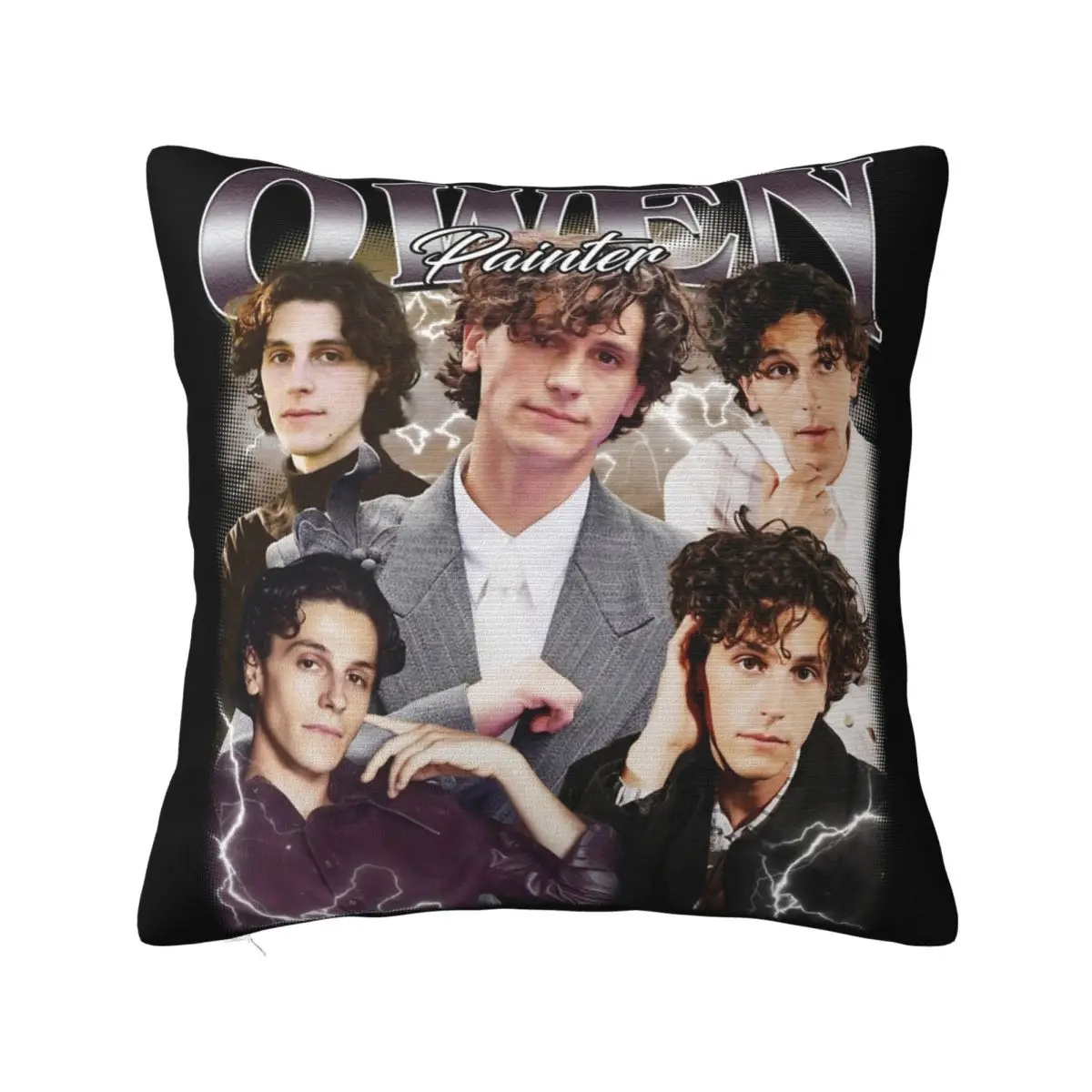 Vintage Owen Painter Bootleg Pillowcase Soft Polyester Cushion Cover Decorative Pillow Case Cover Home Square 45X45cm