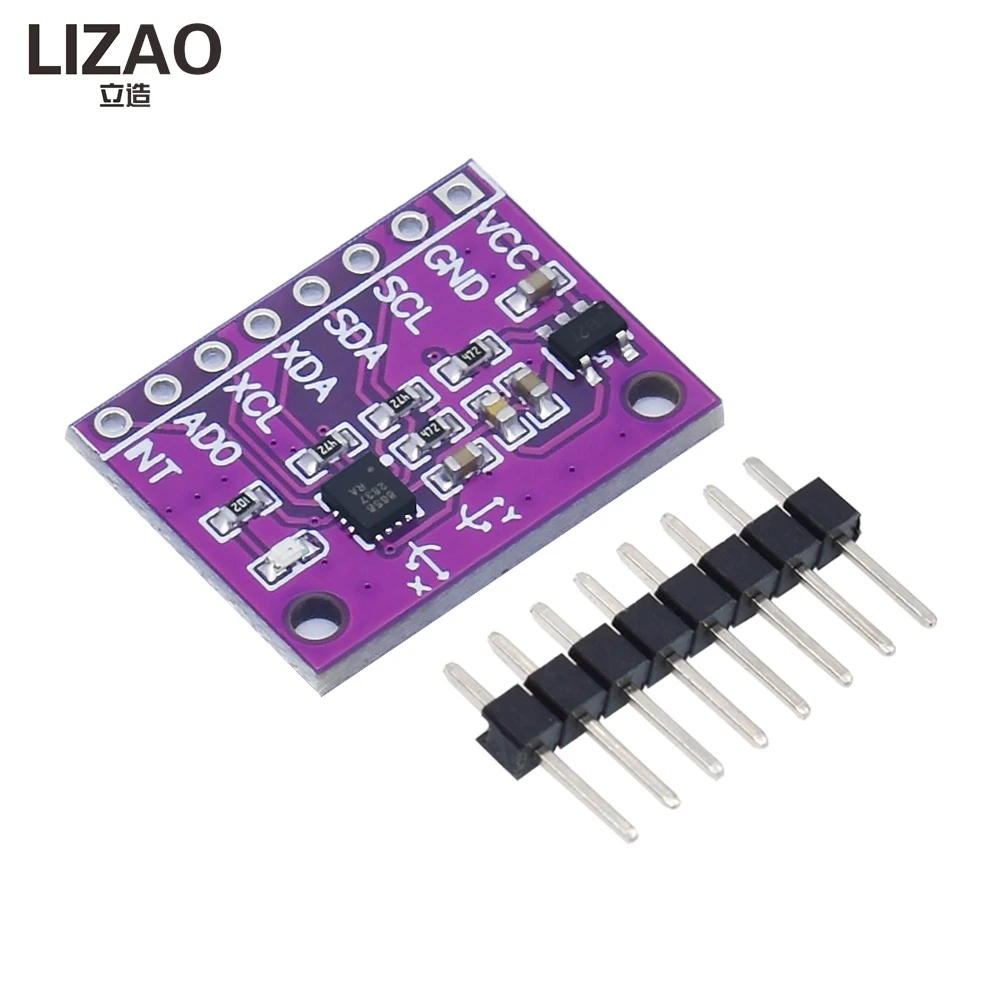 LIZAO QMI8658 6-Axis IMU Sensor Gyro Accelerometer Module I2C SPI Replace MPU6050 for Arduino DIY Electronic