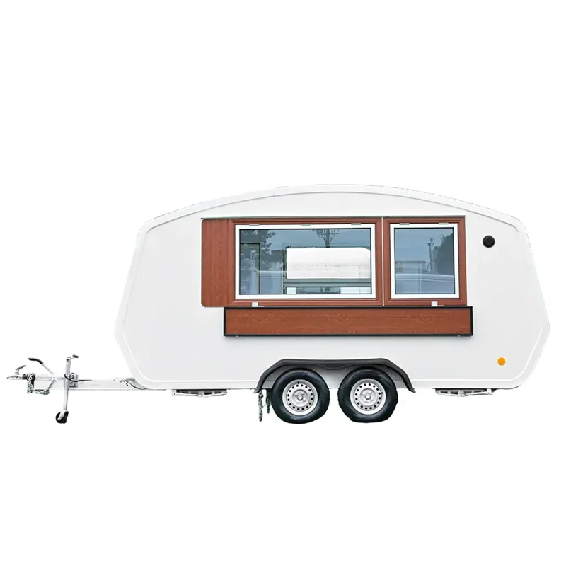 Usa Mobile Food Cart and Food Trailers Fully Equipped Hot Dog Coffee Ice Cream Fast Food Truck Van With Full Kitchen for Sale