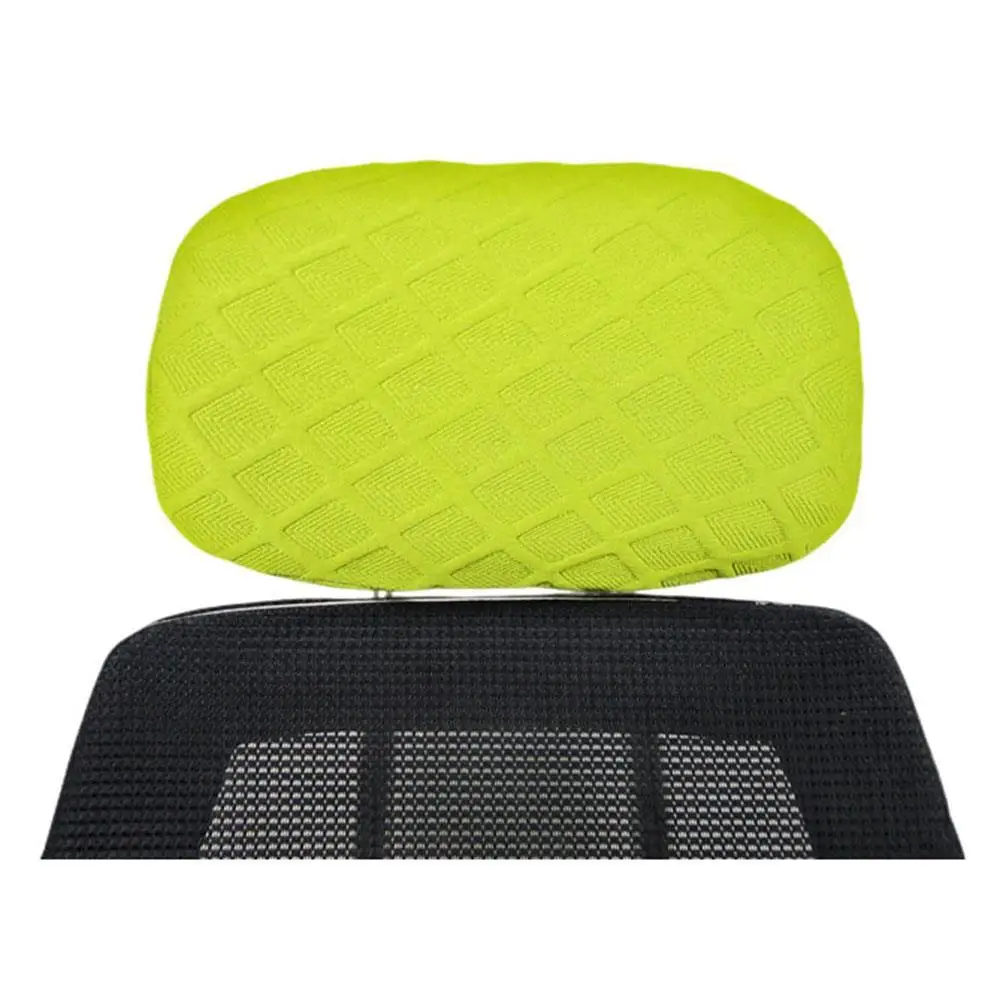 Gaming Chair Headrest Cover Elastic Office Chair Head Pillow Cover Chair Headrest Protection Dustproof Pillow Cover Accessories