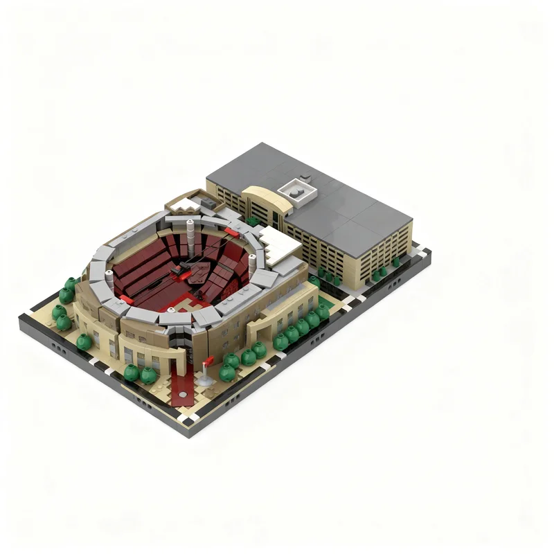 Kids Education Center - 3466pcs MOC Toyota Center Model Bouwstenen