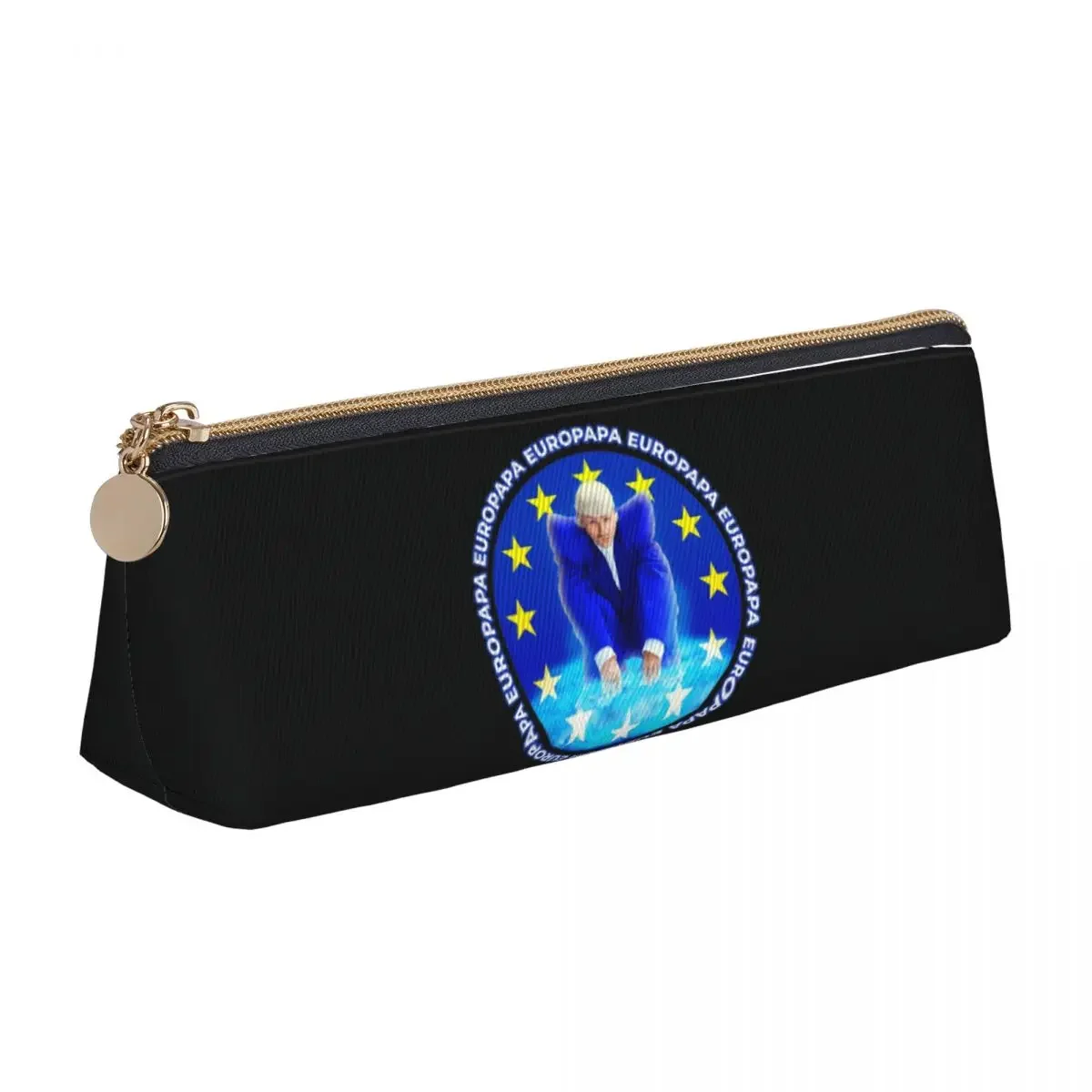 Joost Klein Europapa Pencil Case Eurovisioned PU Leather Pen Box Kids Cool  School  Cases Stationery Organizer