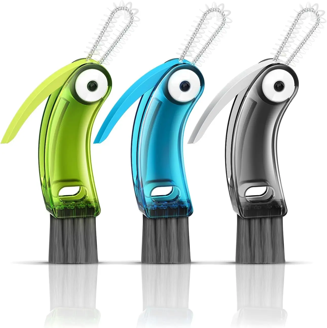 

3 in 1 Cup Lid Cleaning Brush Set - Multifunctional Gap Cleaner for Bottles, Coffee Cups & Kitchen Tools (Multicolor)