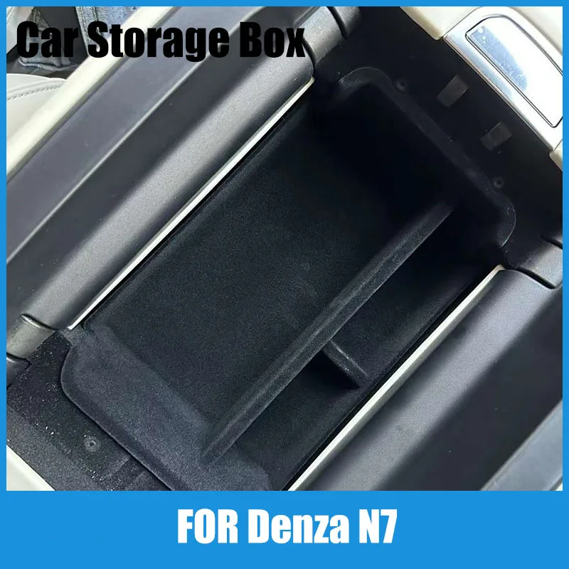 

Подходит для Denza N7, подлокотник с центральным управлением, ящик для хранения, ящик для хранения, аксессуары для интерьера автомобиля, аксессуары для модификации