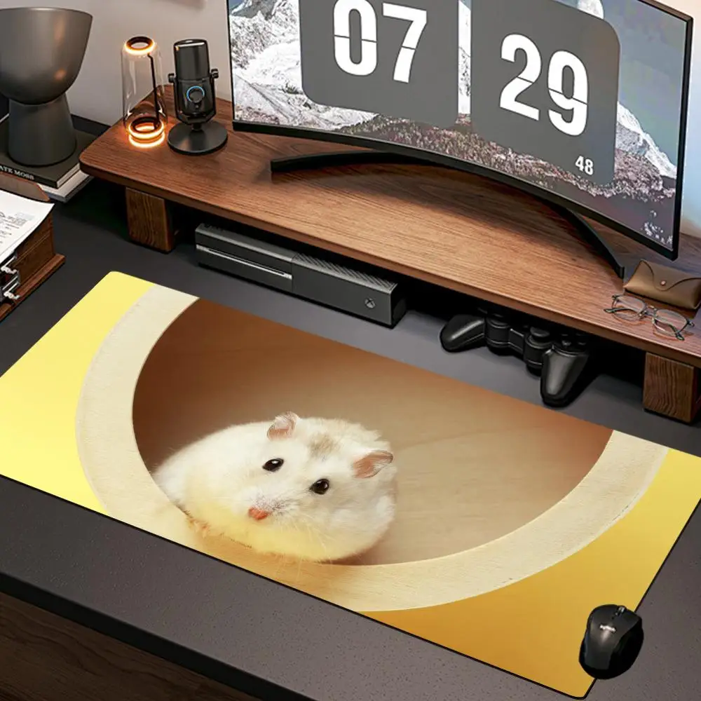 Hamster Mouse Pad New Computer Home Mousepad XXL Desk Mats Natural Rubber Office Anti Slip Gaming Accessories pad