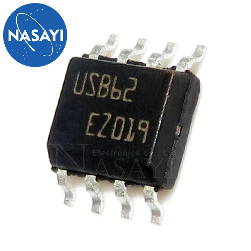 10 Stück USB6B1RL USB62 SOP-8