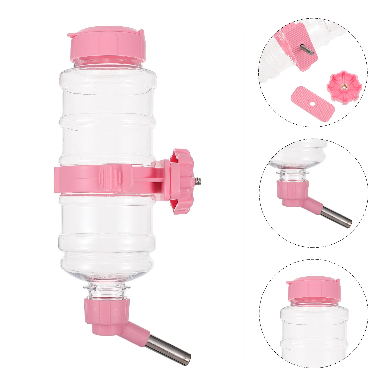 

Pet Automatic Drinker 473ml Hanging Water Dispenser Bright Color Simple Design Dog Cat Bird Guinea Pig Pet Supplies