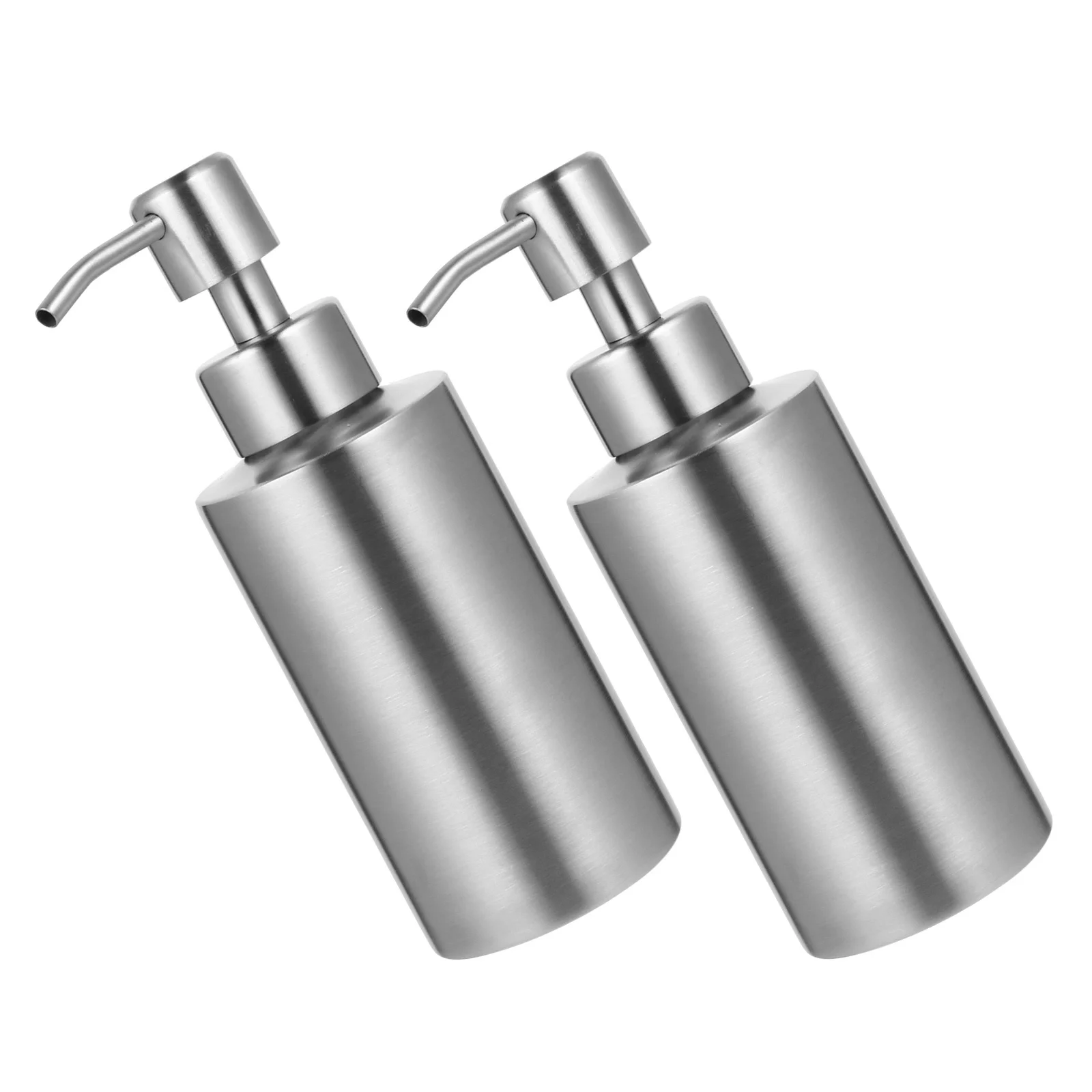 ขวดใส่โลชั่นแบบพกพา 2 ชิ้น ขนาด 250 มล. วัสดุพลาสติก ใช้แทนขวดแชมพูและครีมนวดผม แบบปิดผนึก ดีไซน์ทันสมัย สำหรับห้องน้ำและฝักบัว