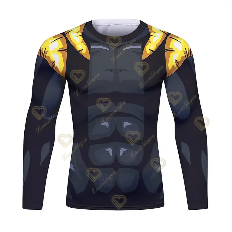 Rash Guard Dragon Ball Z T-shirt Men Boxing Jerseys Rashguard T Shirts Running Sports Compression Shirts Fitness Tops