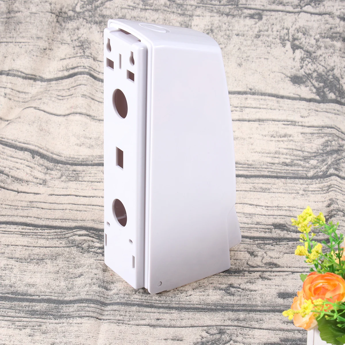 ขวดใส่สบู่โฟมขนาด 600 มล. ปั๊มสบู่เหลวแบบแมนนวลสำหรับห้องน้ำห้องครัวอ่างล้างจานติดผนังพลาสติก ABS