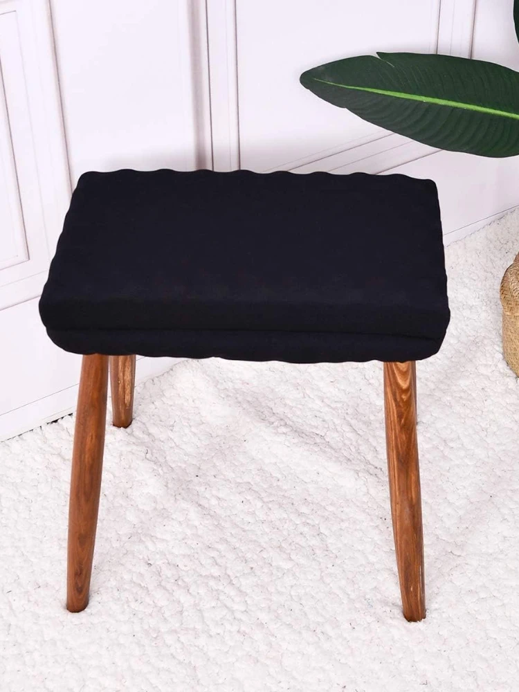 Rectangle Bench Stool Cushion, Kitchen Counter Stool Covers Saddle Stool Seat Cushions with Elasticized Edge - One Pad Only