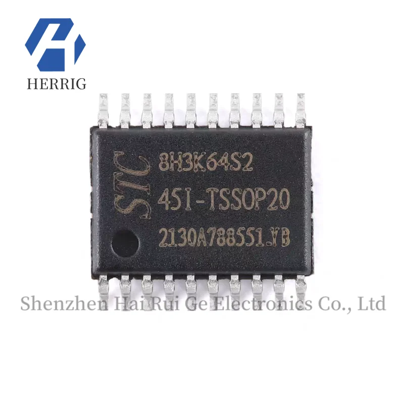 Genuine Original STC8H3K64S2-45I-TSSOP20 1T 8051 Microcontroller Chip