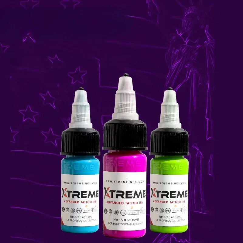 15ml Tattoo Farbe Hardcore ultimative Chromat izität hohe Farbe Tattoo Tinte ungiftig harmlos semi-permanent nicht leicht verlieren Gesundheit