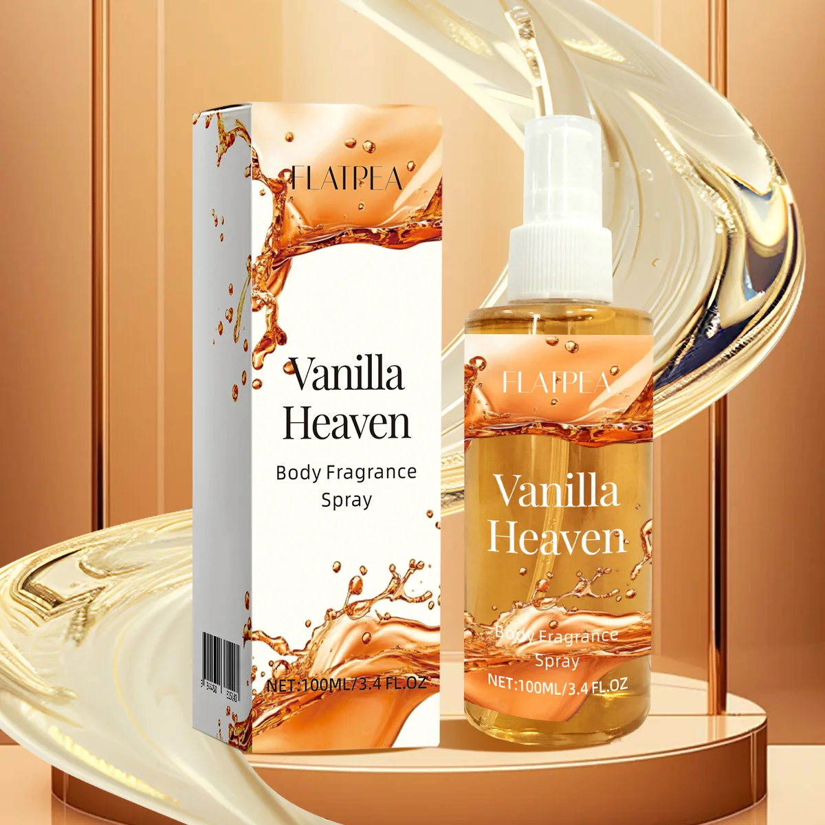 

Vanilla-flavored Body Fragrance Spray 100ml Large-capacity Alcohol-free Long-lasting Fragrance Neutral Perfume