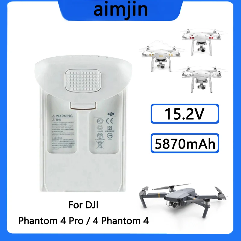 New 5870mAh 15.2V Battery For Compatible with Phantom 4 Series Drone Intelligent Flight Accessories