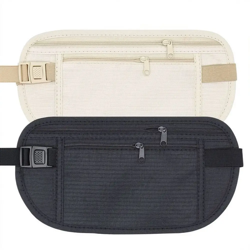 Invisible Money Belt Slim Security Waist Pack For Running Travel Passport Wallet Anti Theft Hidden Pouch Bag Breathable Gear
