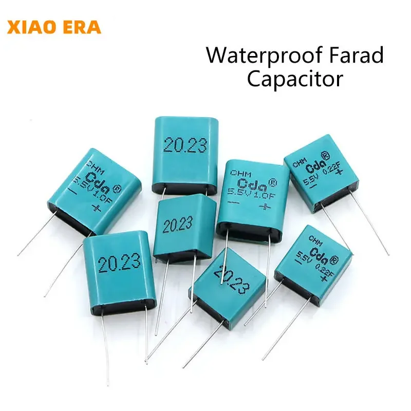 Farad Capacitor 5.5V 0.22F/0.47/1.0/1.5/2.5/3.5F Square Fully Sealed Waterproof Capacitor 1Pcs