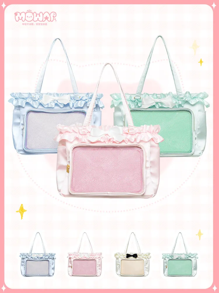 Elegant Top-Handle Bags Ribbon Satin Tote Bag Two-dimensional Large Capacity Casual Handbag Fashion Women's Handbags