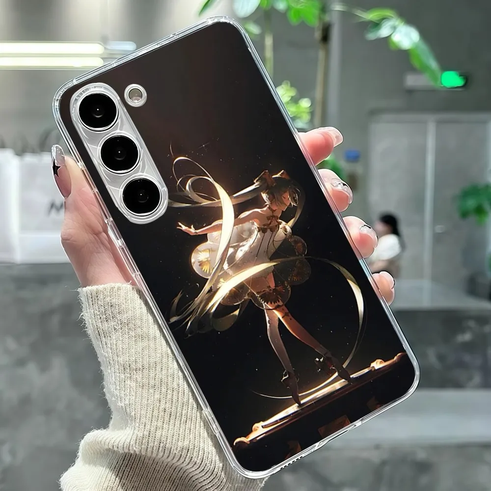 حافظة لهاتف سامسونج جالاكسي A52 A12 A51 S21 Edge S22 ULTRA S23 S20LITE Plus غطاء شفاف للغاية #2