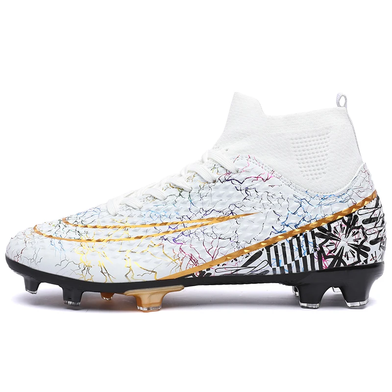 

Low-Top Unisex Training Sports Shoes Seamless Knitted Design Grass Field Suitable EVA Material Made in China Seamless