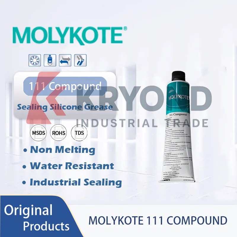 Molykote DC111 Compound Silicone Grease for Rubber and Plastic Sealing O Rings Valves and Electrical Equipment 1kg 150g