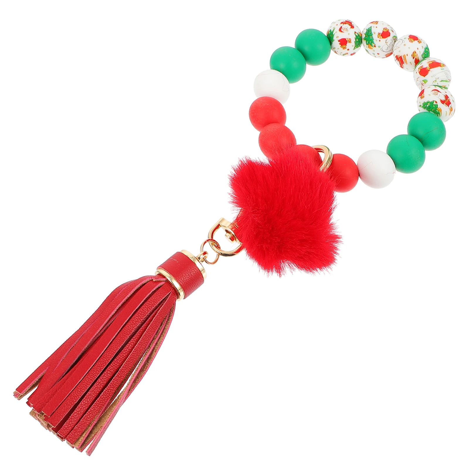 

Tassel Bracelet Keychain Tassels Handmade Bag Charm Accessories Wrist Wristlet Cute Beaded