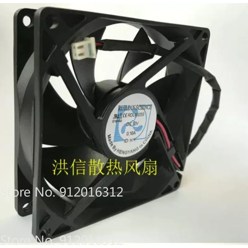 Original Fan RUILIAN SCIENCE RDL9025S DC 12V 0.16A Cooling Fan 9cm 9025 90 * 90 *25MM