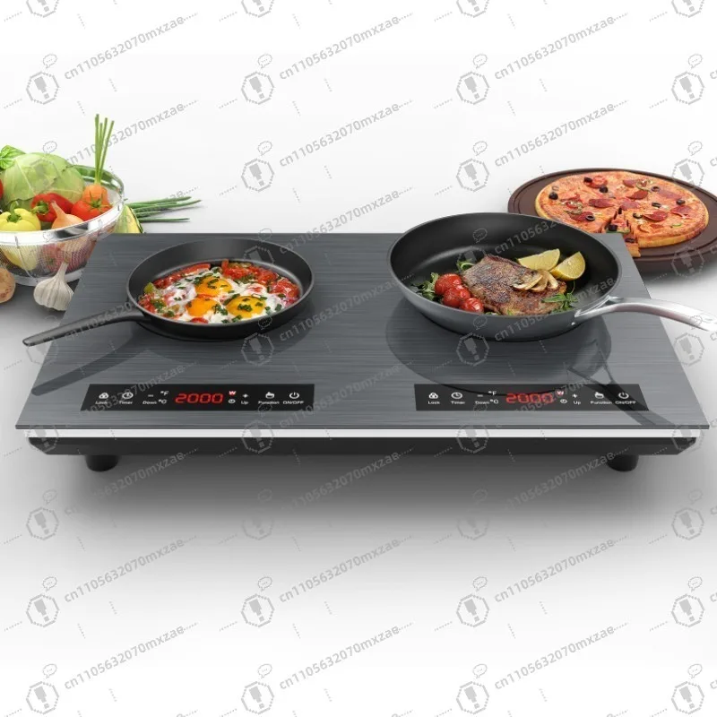 

High Power Multi-Zone Cooktop 110V/220V - Built-in Countertop Induction & Ceramic Dual Burner Kitchen Appliance