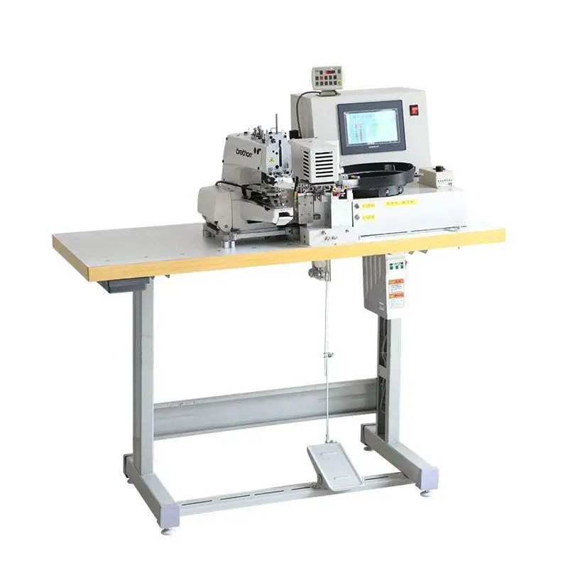 Computer automatic nailing flat buckle one word two word cross buckle nailing machine flat buckle belt bottom line machine