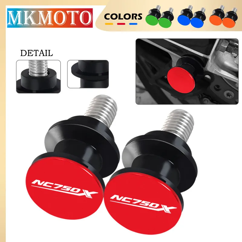 

Newlest 8MM For Honda NC700X NC700S NC750X NC750S 2012-2023 Motorcycle CNC Swingarm Spools Rear Stand Screw Sliders Protector