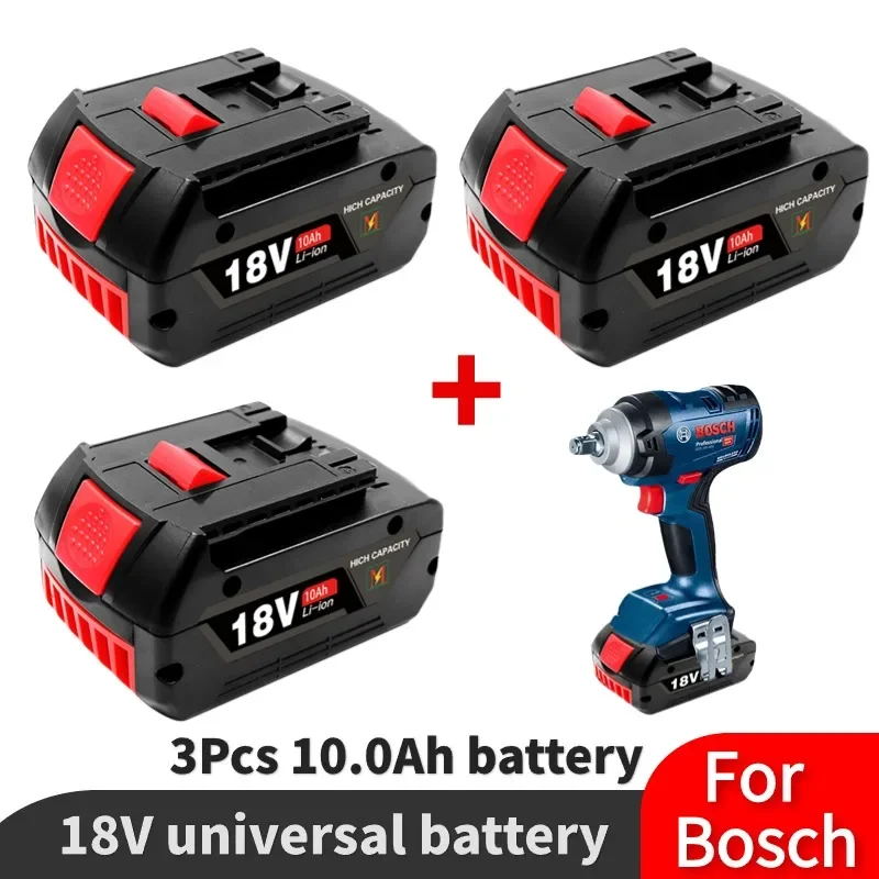 

18V Battery 6.0Ah 10.0Ah for Bosch 18V Rechargeable Li-ion Battery BAT609 BAT609G BAT618 BAT618G BAT614