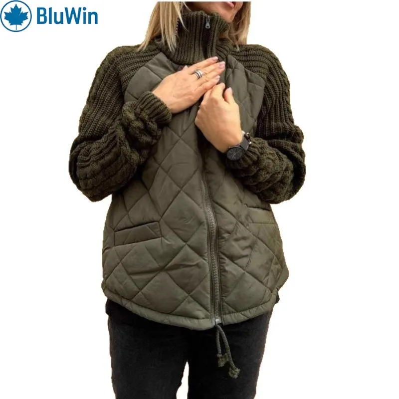 

URBANCHIC 5Colors Korean Fashion Puffer Jacket Women 2025 Winter Stand Collar Zip Up Short Padded Coat Casual Outerwear