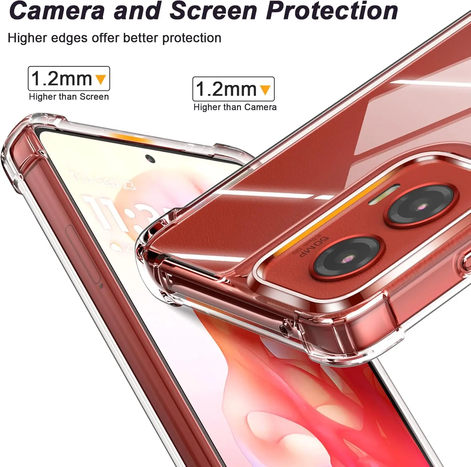 Shockproof Airbag TPU Case for Motorola Moto G Stylus 5G G Play 2024 2023 Power 2022 G Pure Protective Cover Capa Fundas Coque