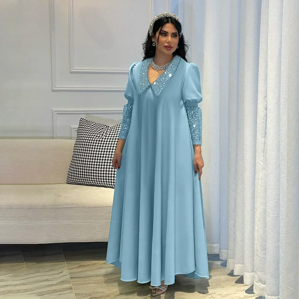 Dresses Muslim Women Party Open Abaya Morocco Beading Sashes Jalabiya Ramadan Vestidos sequin Kaftan Cardigan Robe Suit