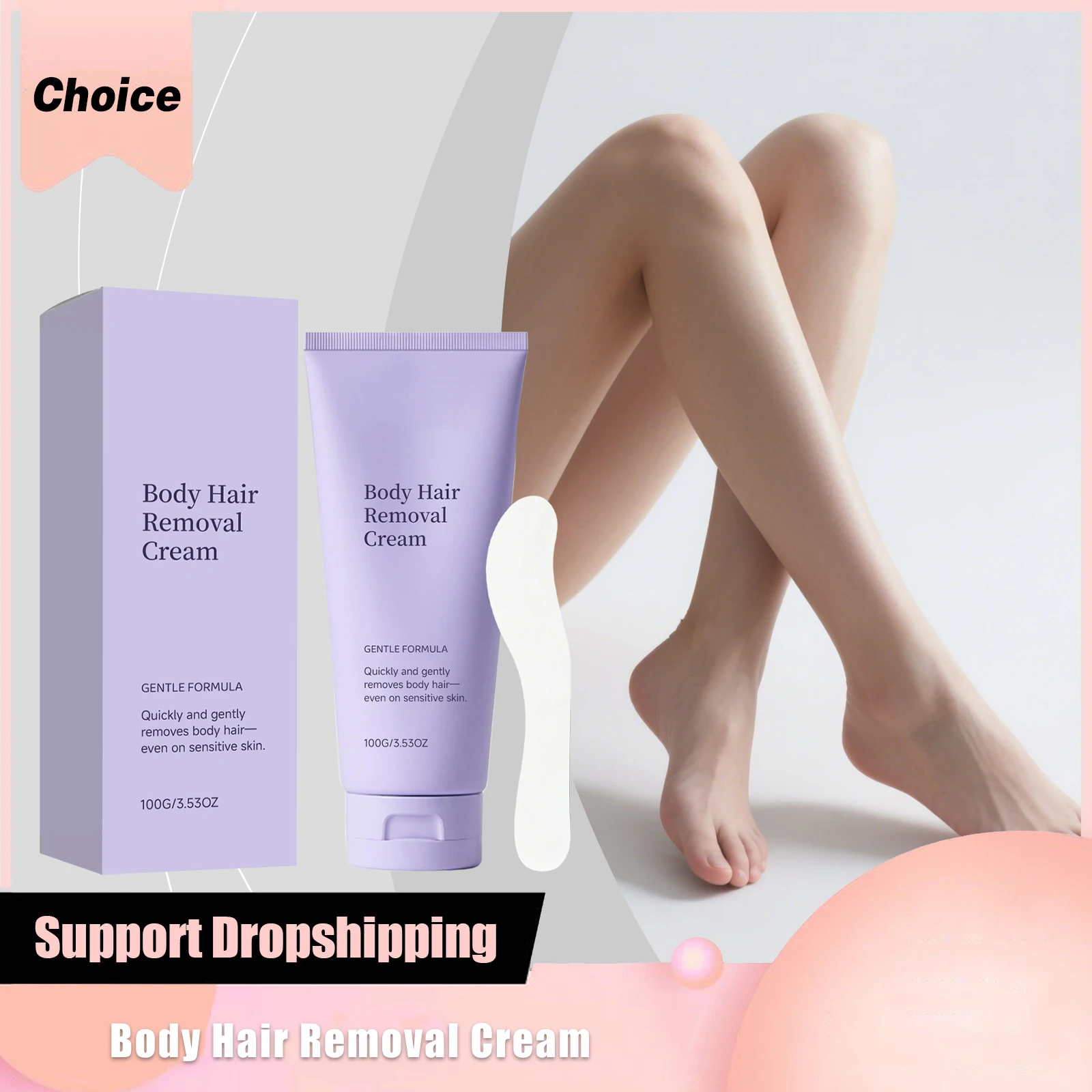 

Body Hair Removal Cream Fast Hairs Remove Deep Moisturizing Smoothing Improves Skin Texture Non-irritating Hair Growth Inhibitor