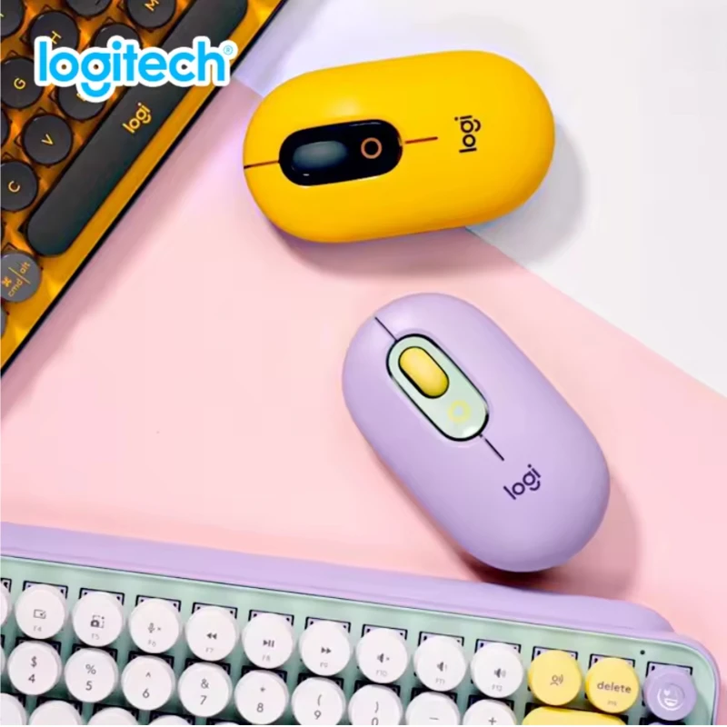 Logitech POP Wireless Mouse, Bluetooth Connection, High-value Design, Multi-device Switching, Long Battery Life, Precise Control