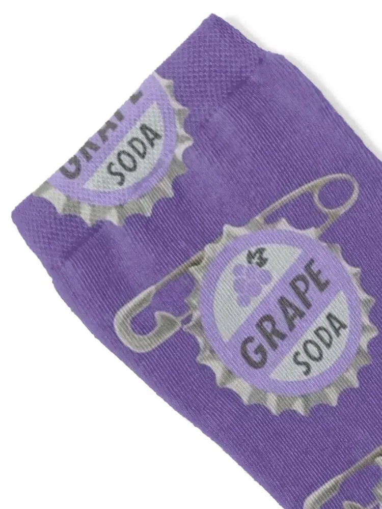 UP Grape Soda Pin Socks anti-slip christmass gift Boy Socks Women's